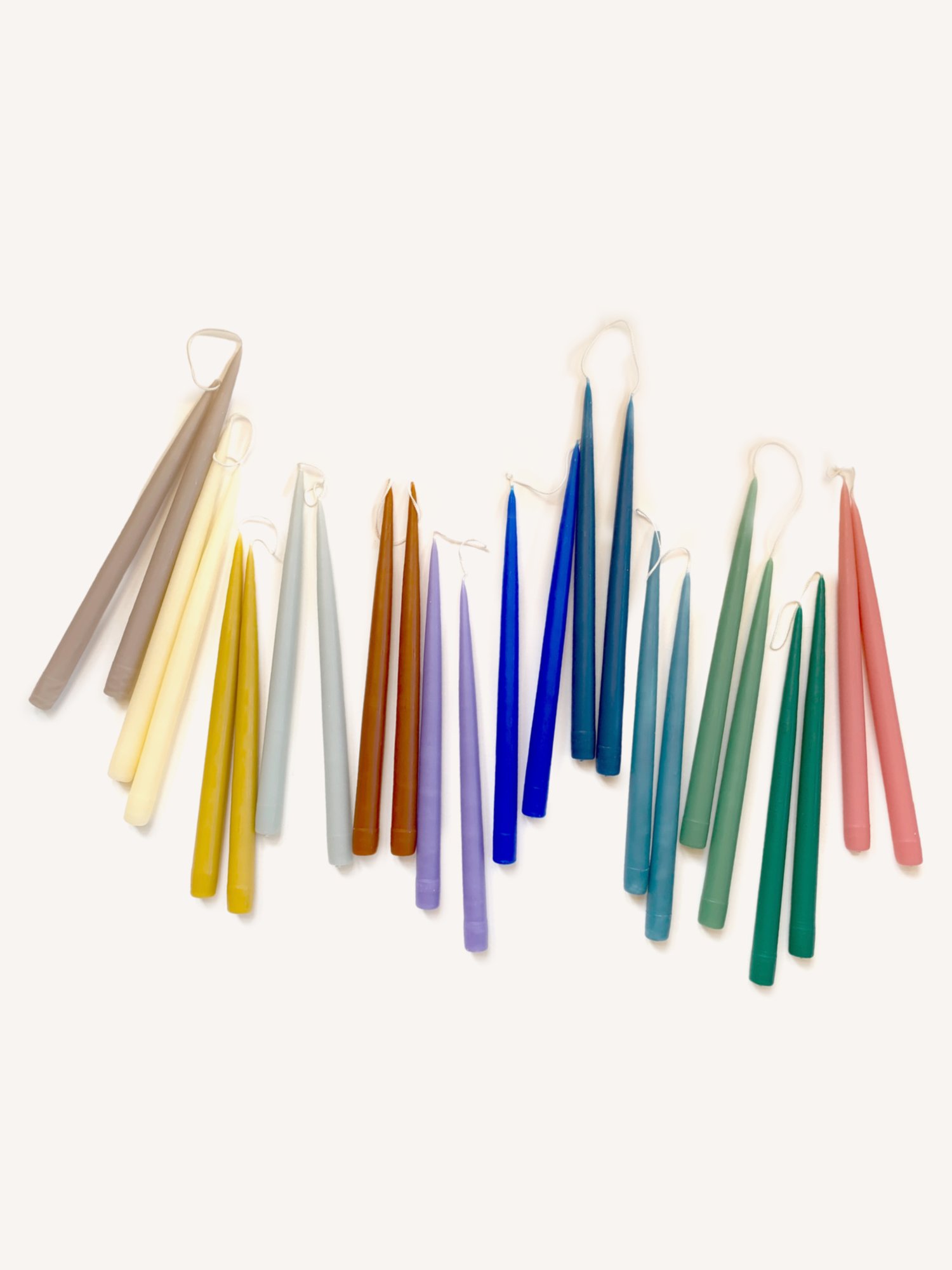 Hand-Dipped Taper Candle - Set of Two — The DIME Store