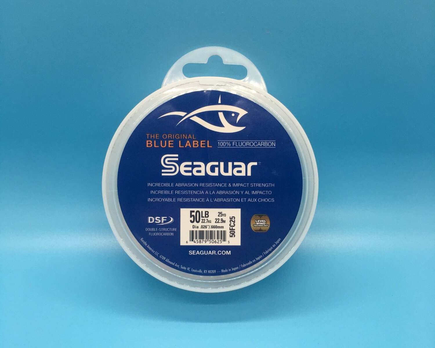 Seaguar 100% Fluorocarbon 50lb Line (25yd) — Frank's Live Bait and
