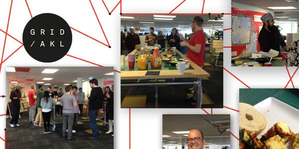 Some images from the Elevator Pitch morning tea here at GridAKL hosted by the Anthem crew 
