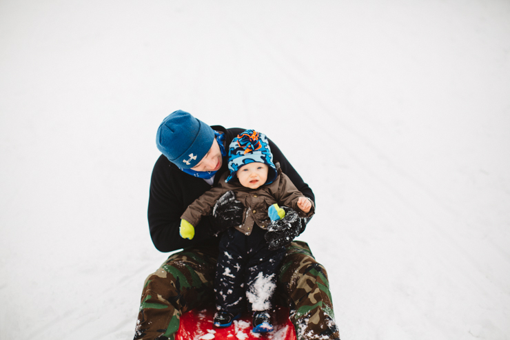 baby's first sledding