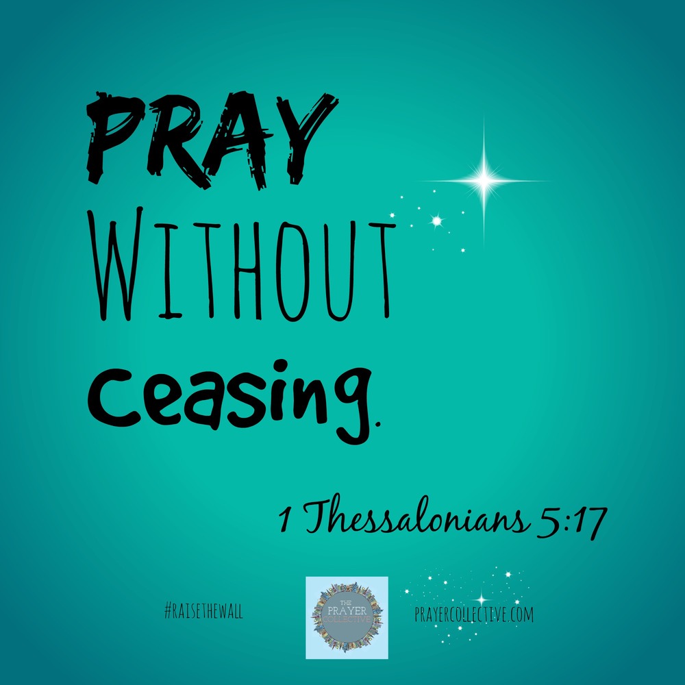 Image result for praying without ceasing