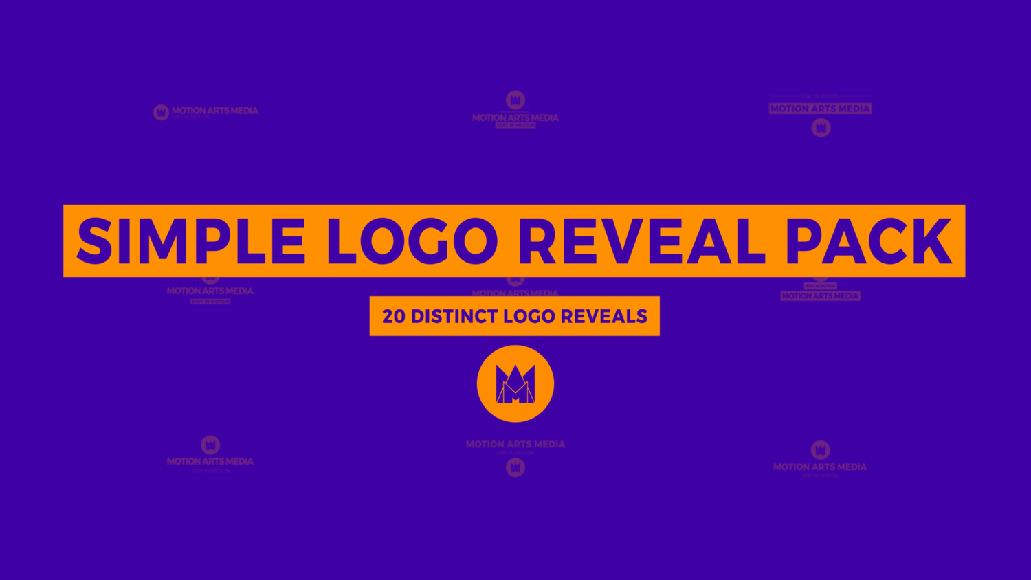 Simple Logo Reveal Template Pack - 20 Minimal Logo Animations