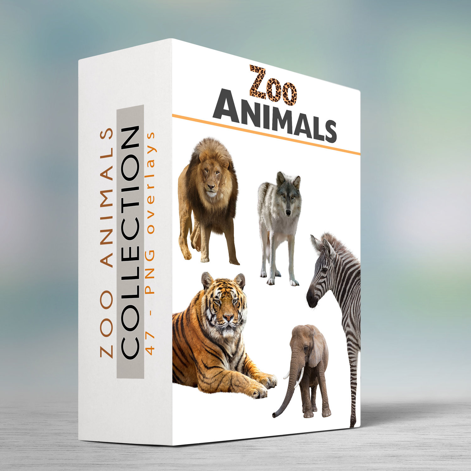 47 - Zoo Animal Png Overlays — Dare To Dream Photography