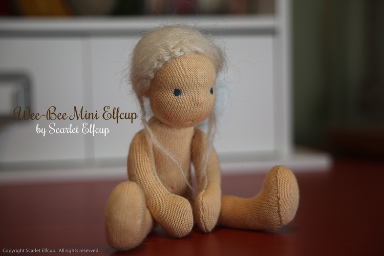 Semi-Custom Girl, 6" Wee-Bee Mini Elfcup Pocket Doll