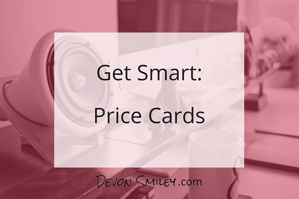 how to use price cards to improve efficiency and sales in your business