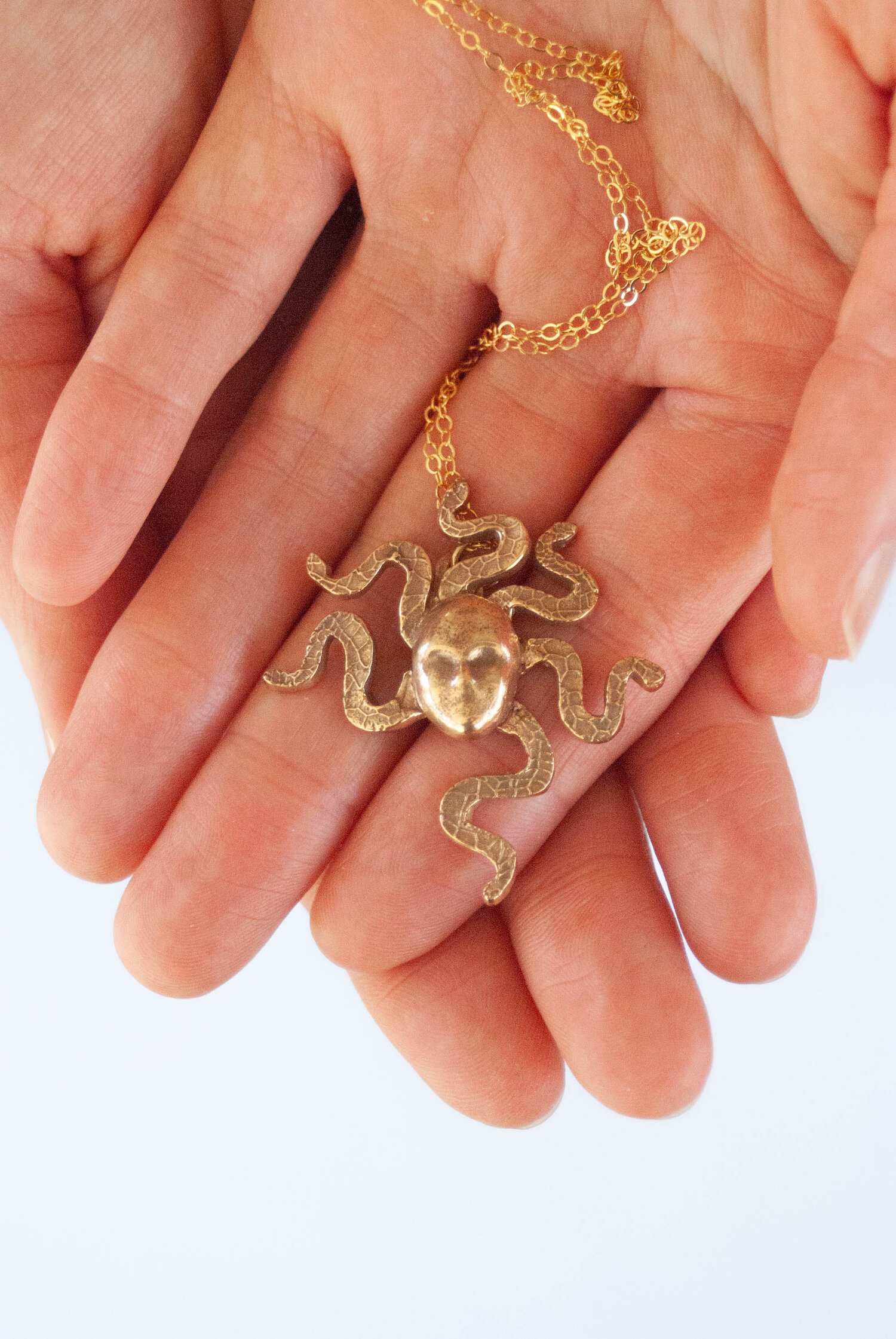 Caravaggio-Inspired Medusa Head Necklace — Bang-Up Betty