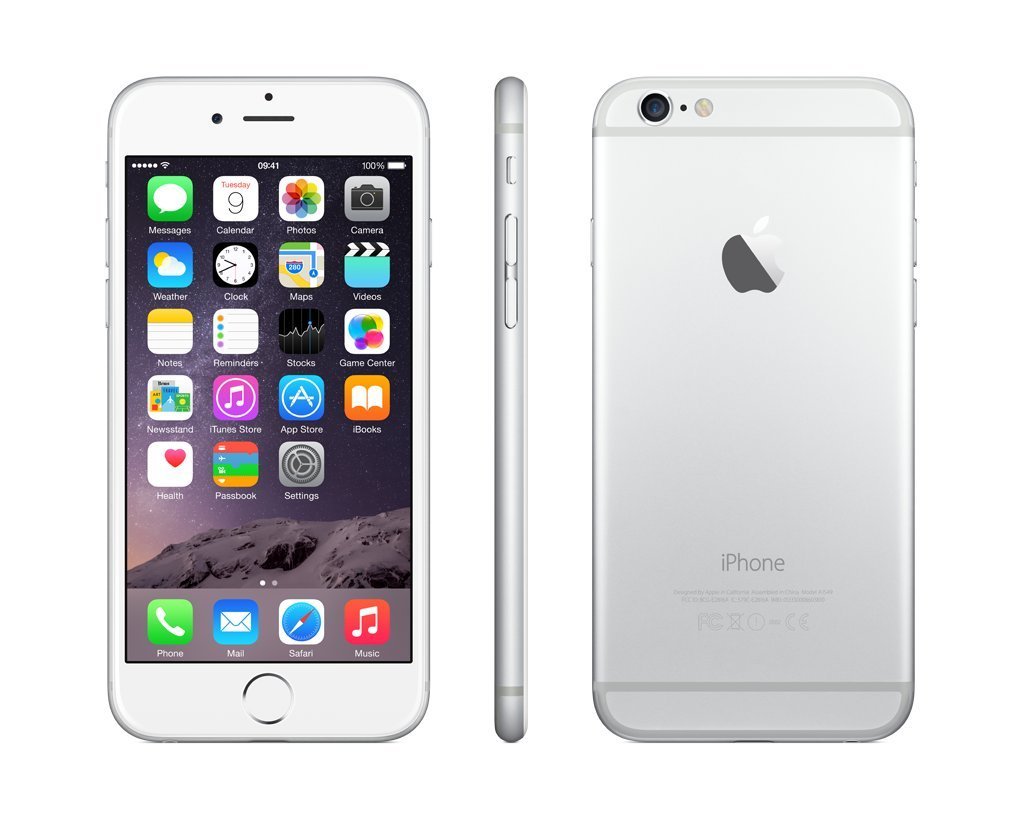 iPhone 6 Silver 64 GB au