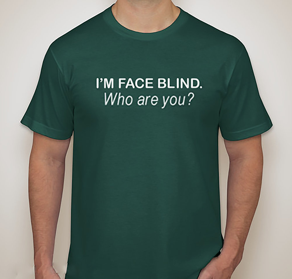 Hello I am faceblind badge tell me who you are