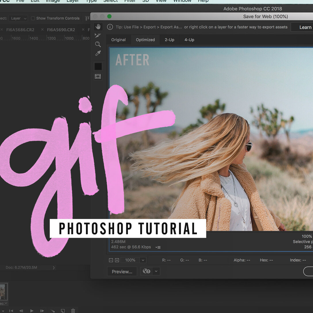 How to make an animated GIF in Adobe Photoshop