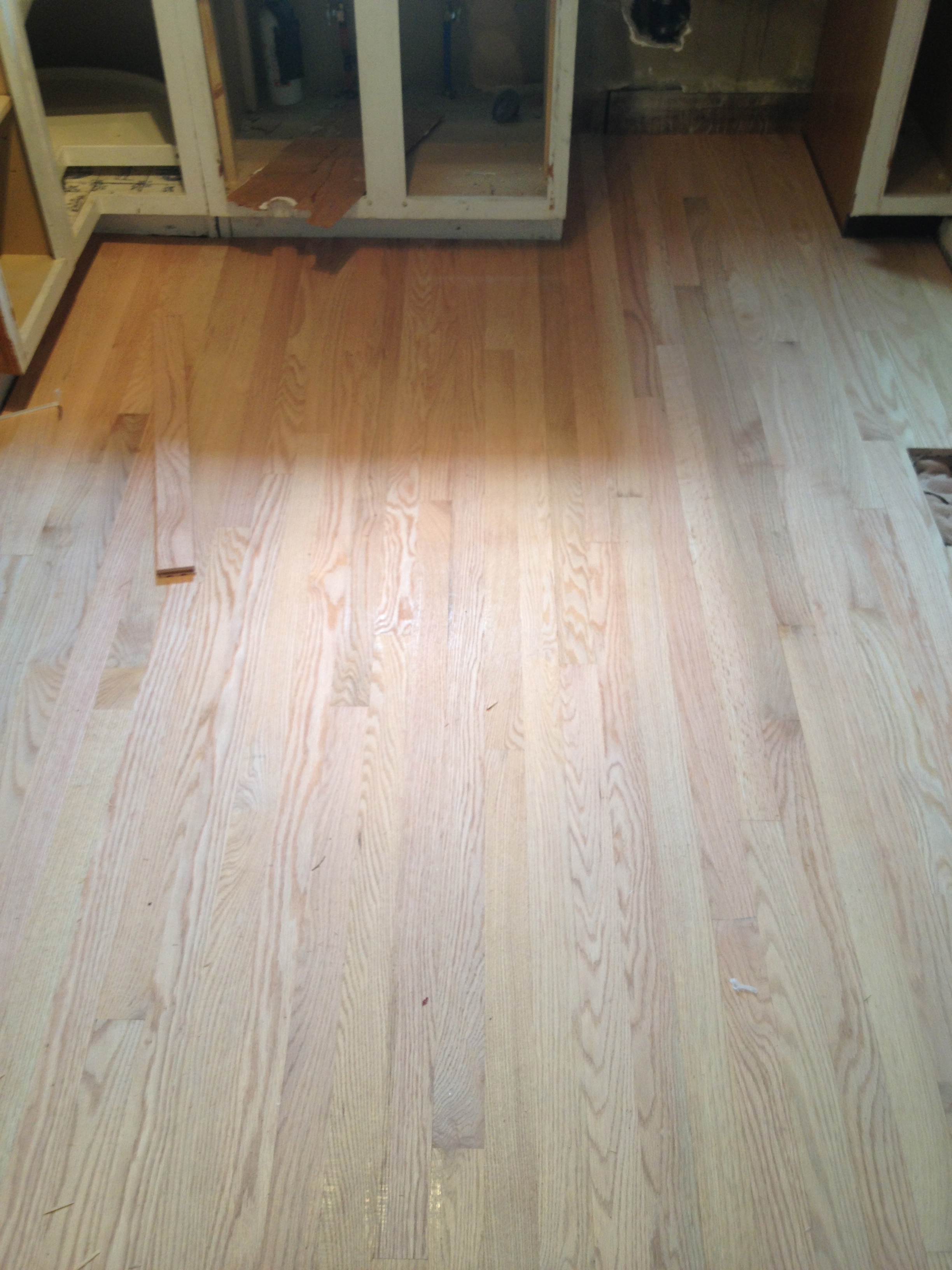 stained wood floors