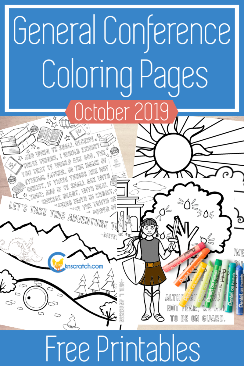 More October 20 General Conference Coloring Pages — Chicken ...