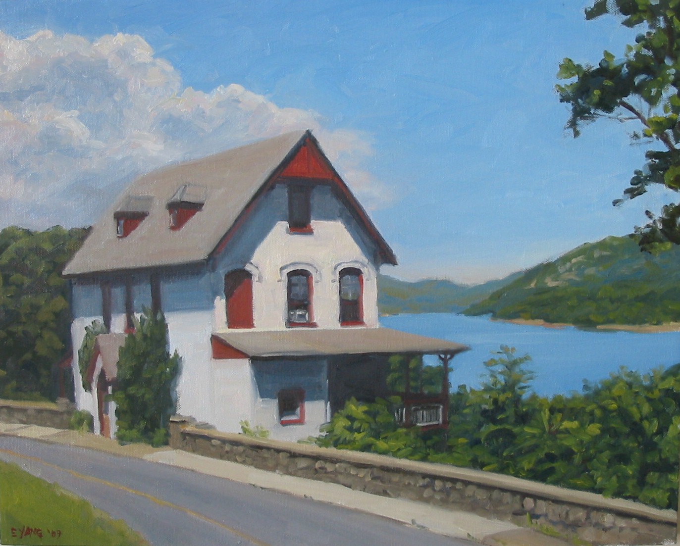 House Overlooking the Hudson