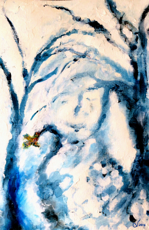 &quot;WINTER FROST IN THE WOODS&quot; - GEMINI 2015 NEW MOon - BY WISE OWL CHRISTINE