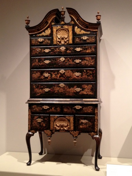 Chest of Drawers with Japanning