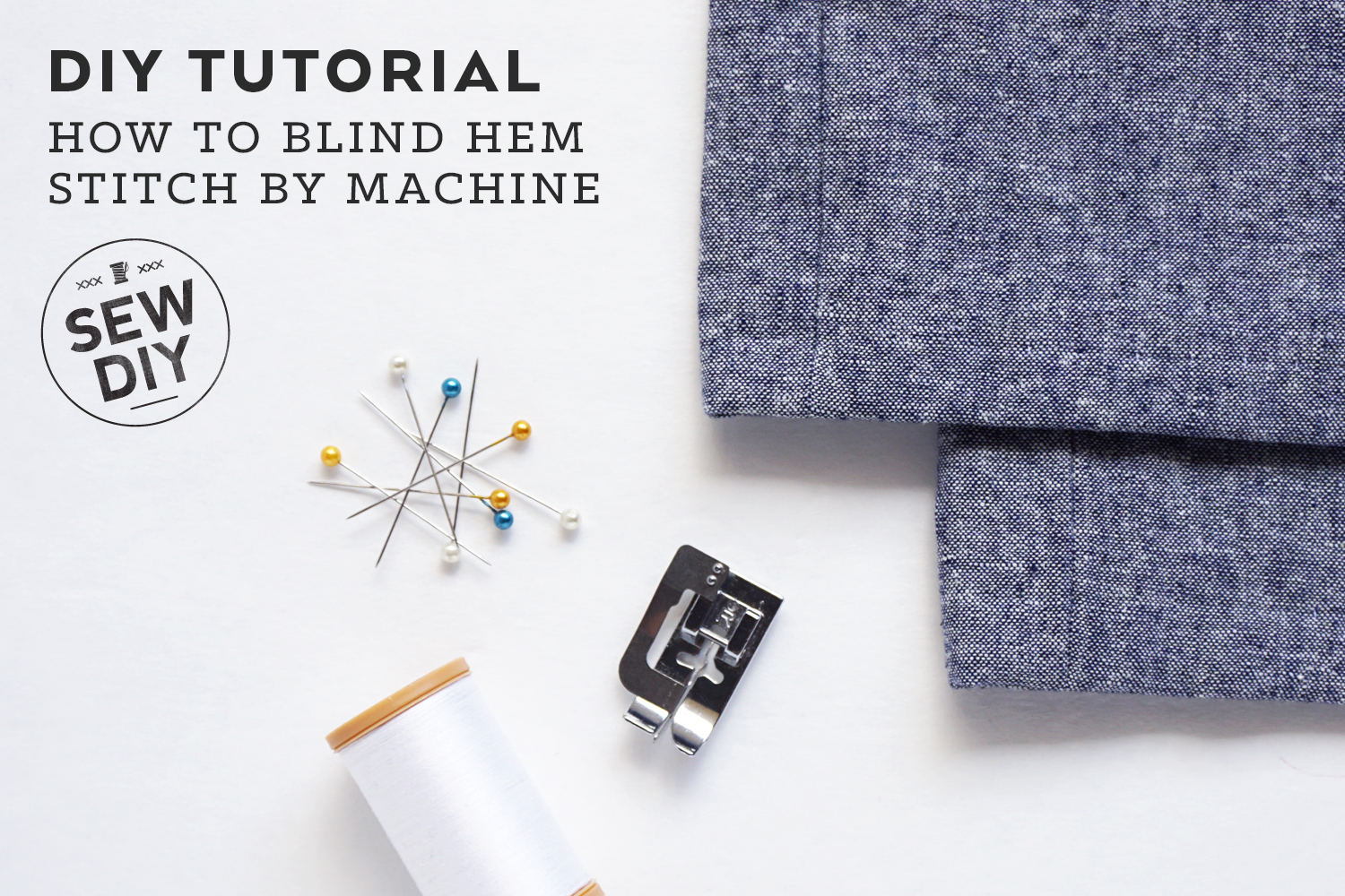 Reclaimed Stitches: How to Blind Hem on a Straight Stitch Machine