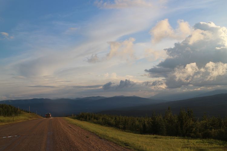 The big skies of Alberta and the big ridges of the Forestry Trunk Road