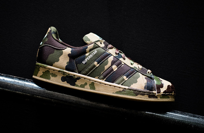 The adidas Superstars in Camouflage Is 