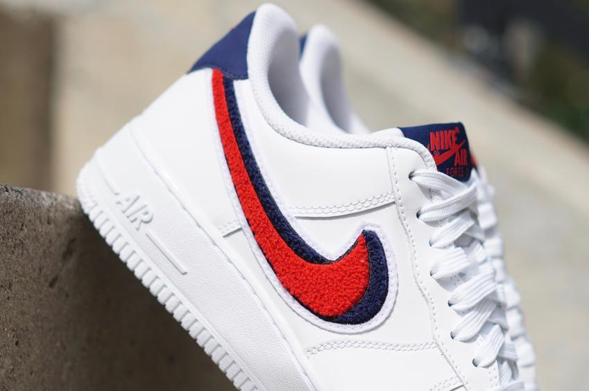 nike air force 1 low chenille white