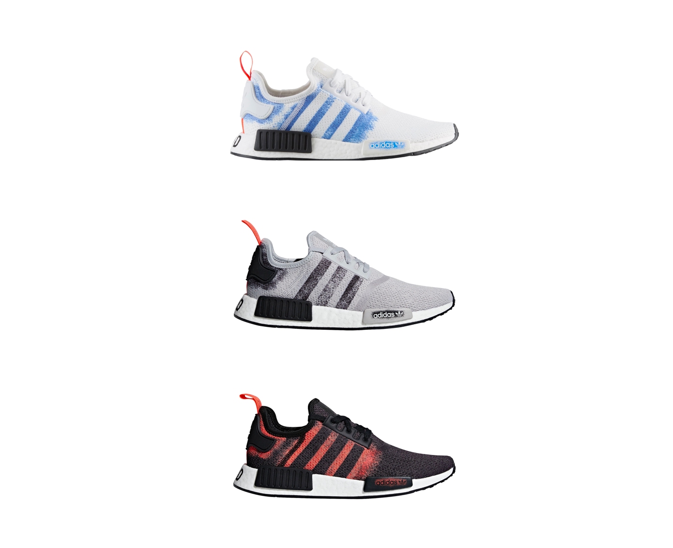 nmd stencil white and blue