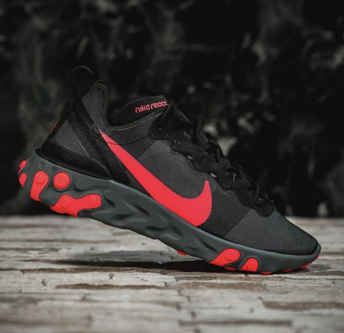 nike element 55 black and red