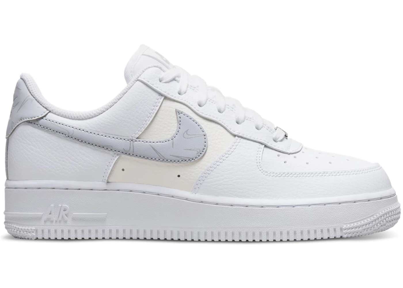 cooking Raincoat Condense Now Available: Nike Air Force 1 Low Mini Swoosh (W) "Metallic Silver" —  Sneaker Shouts