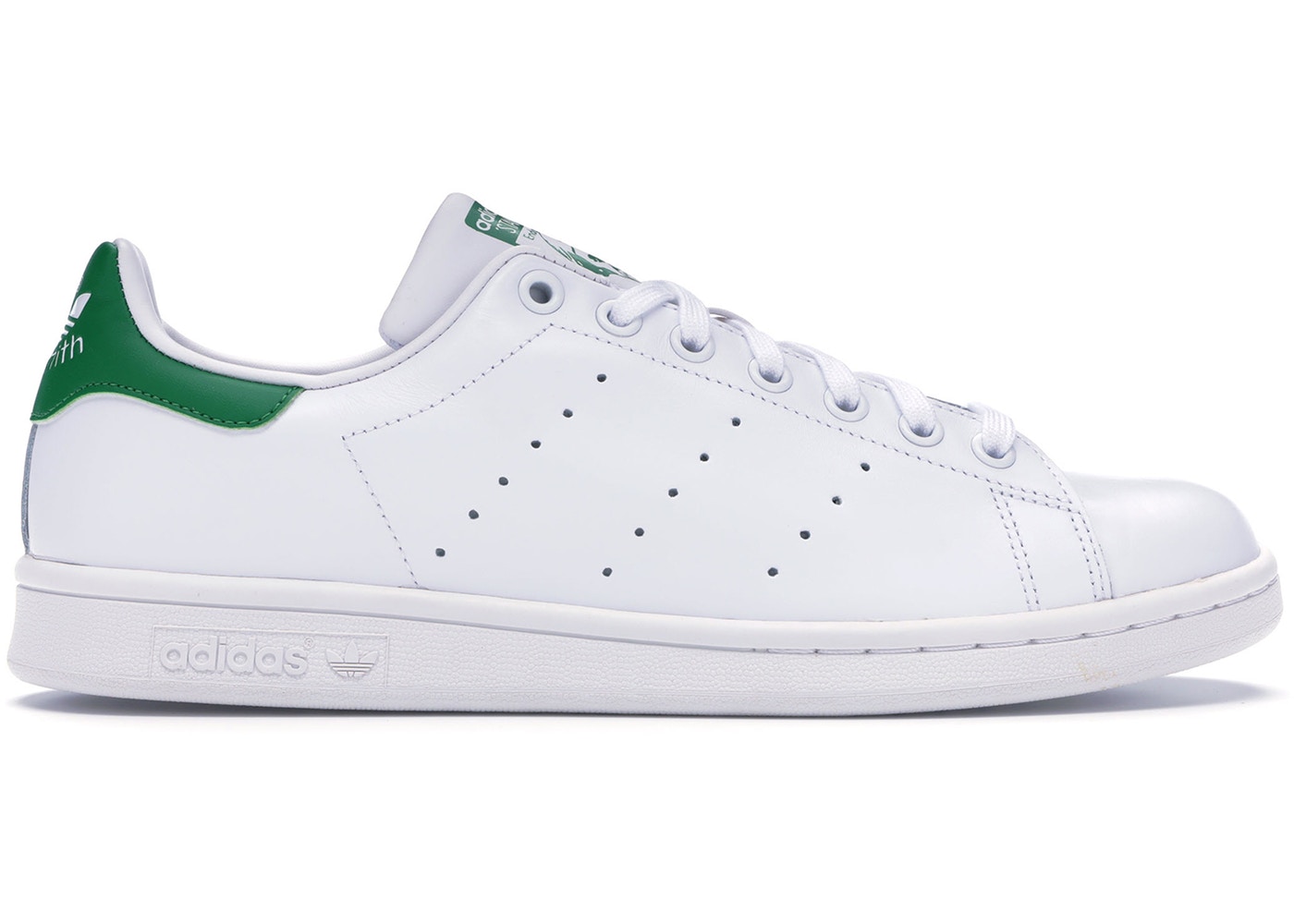 adidas white and green stan smith
