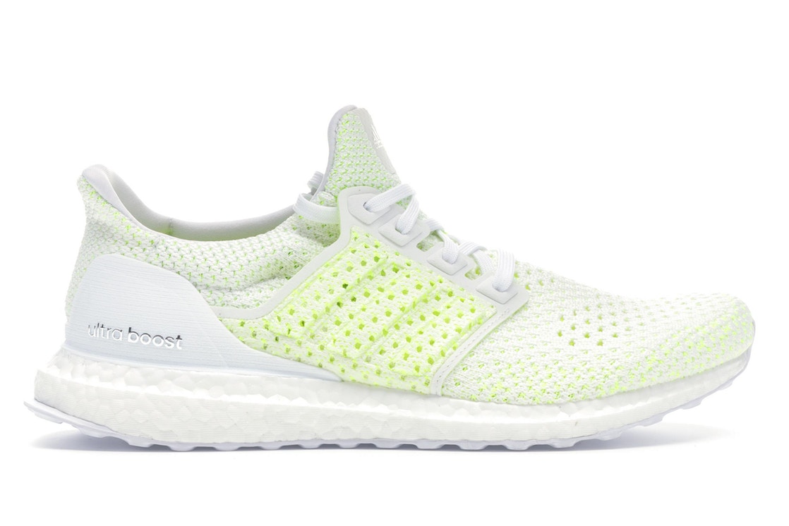 ultra boost white and green