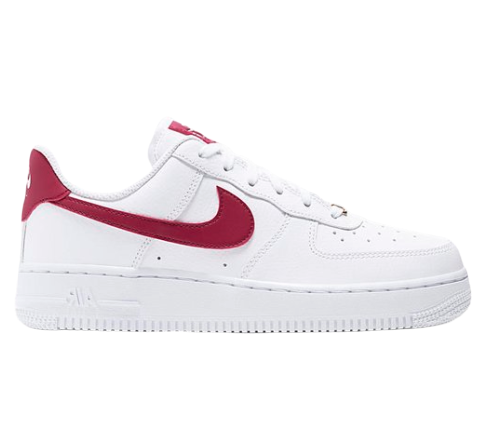 air force 1 white and burgundy