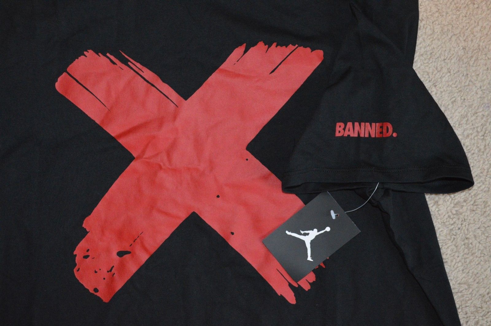 air jordan banned t shirt