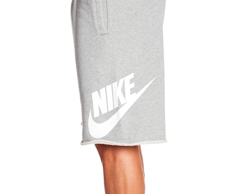grey nike alumni shorts