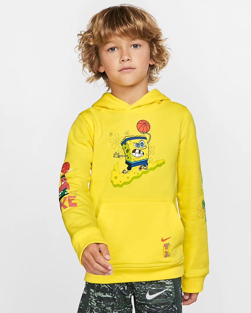spongebob kyrie hoodie yellow