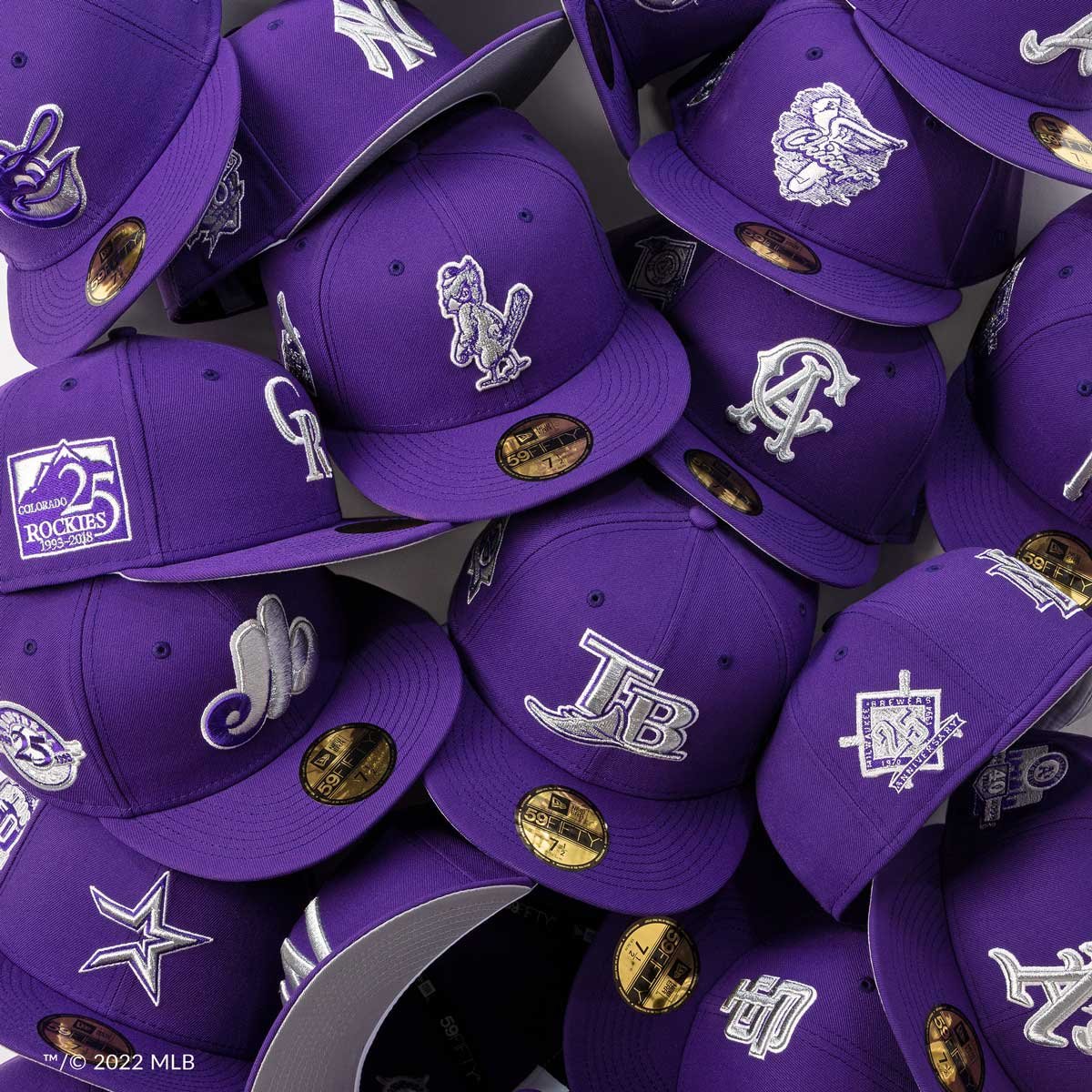 Now Available: New Era 59FIFTY MLB Fitted Hat Purple Refresh — Sneaker  Shouts