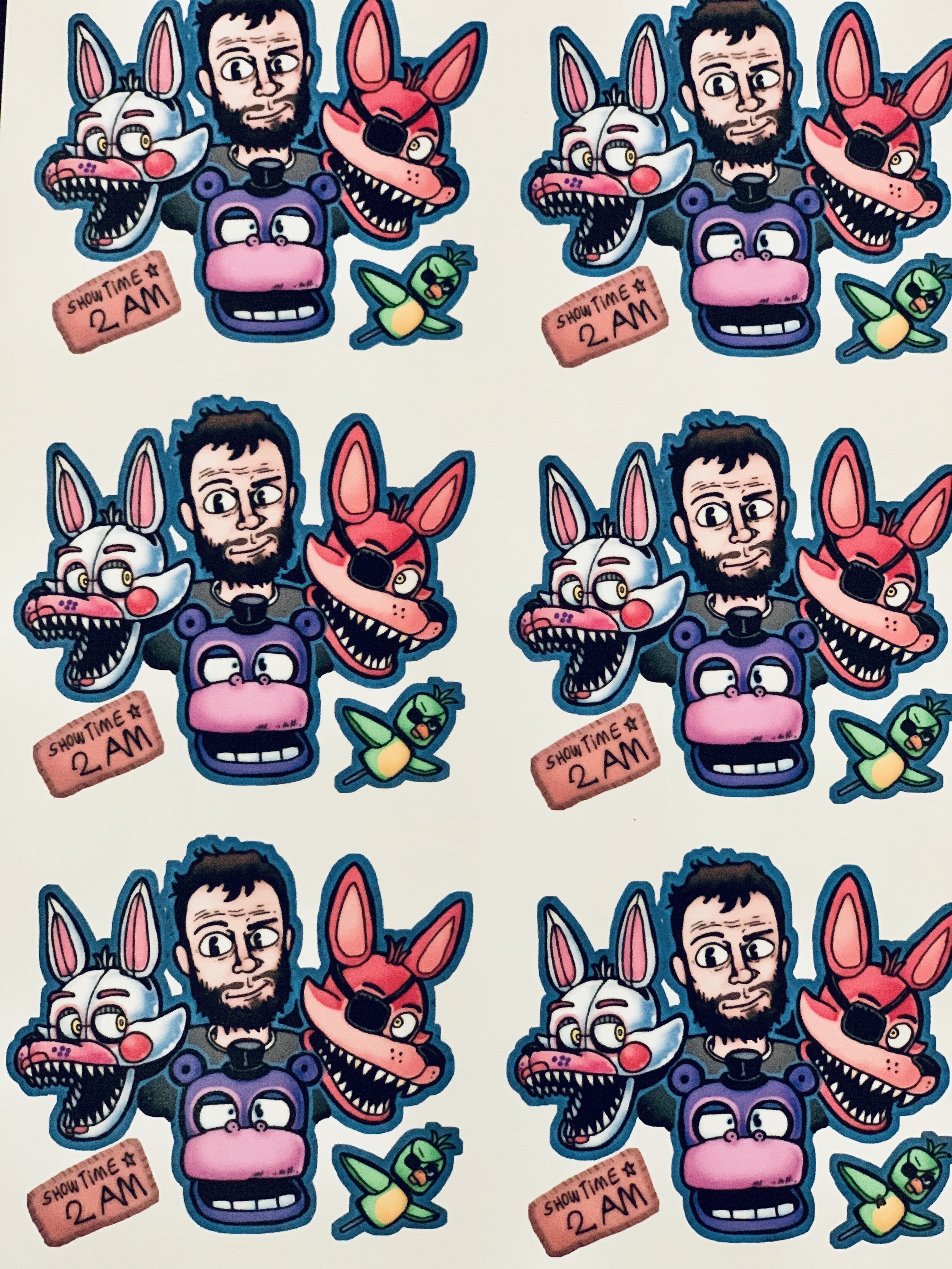Joe Gaudet Fnaf Character Sticker The Official Site Of Voice