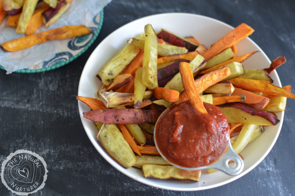 Baked Sweet Potato Fries with Homemade Ketchup — The ...
