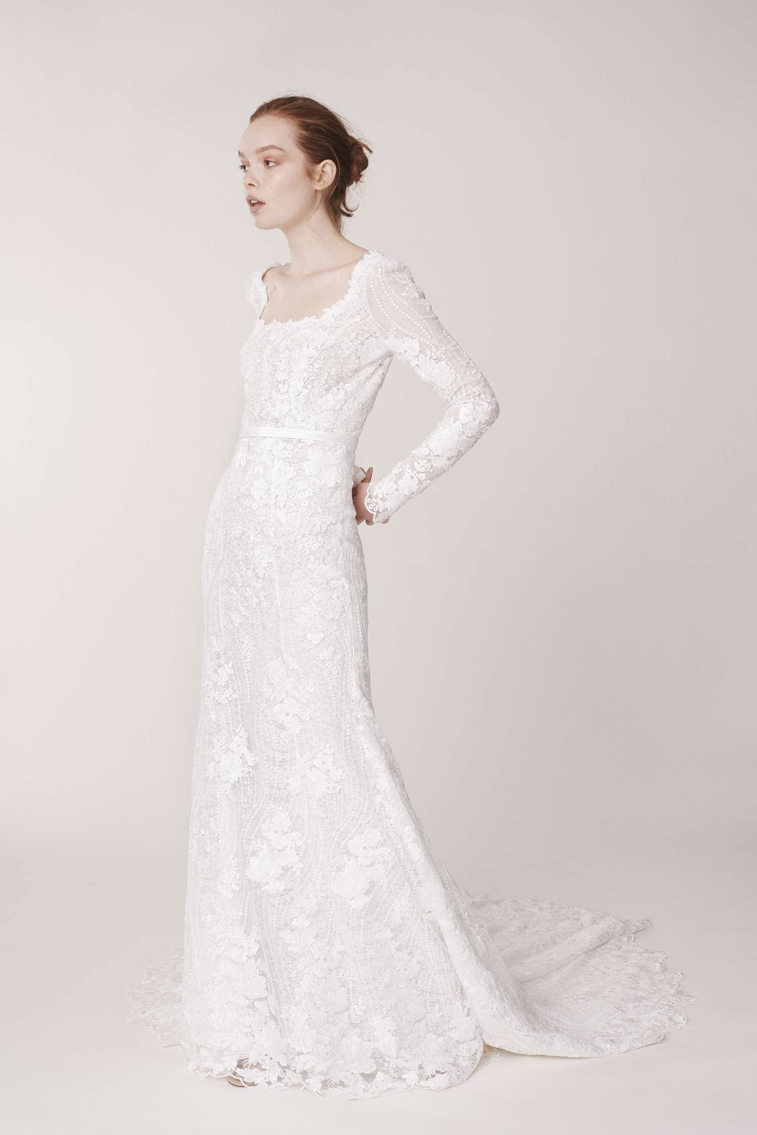 Swan Queen Lace Bridal Robe — Kinsley James Couture Bridal