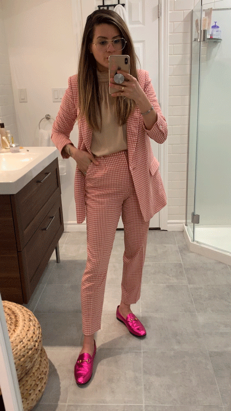 This Zara Suit Cost $126 and Looks SO 