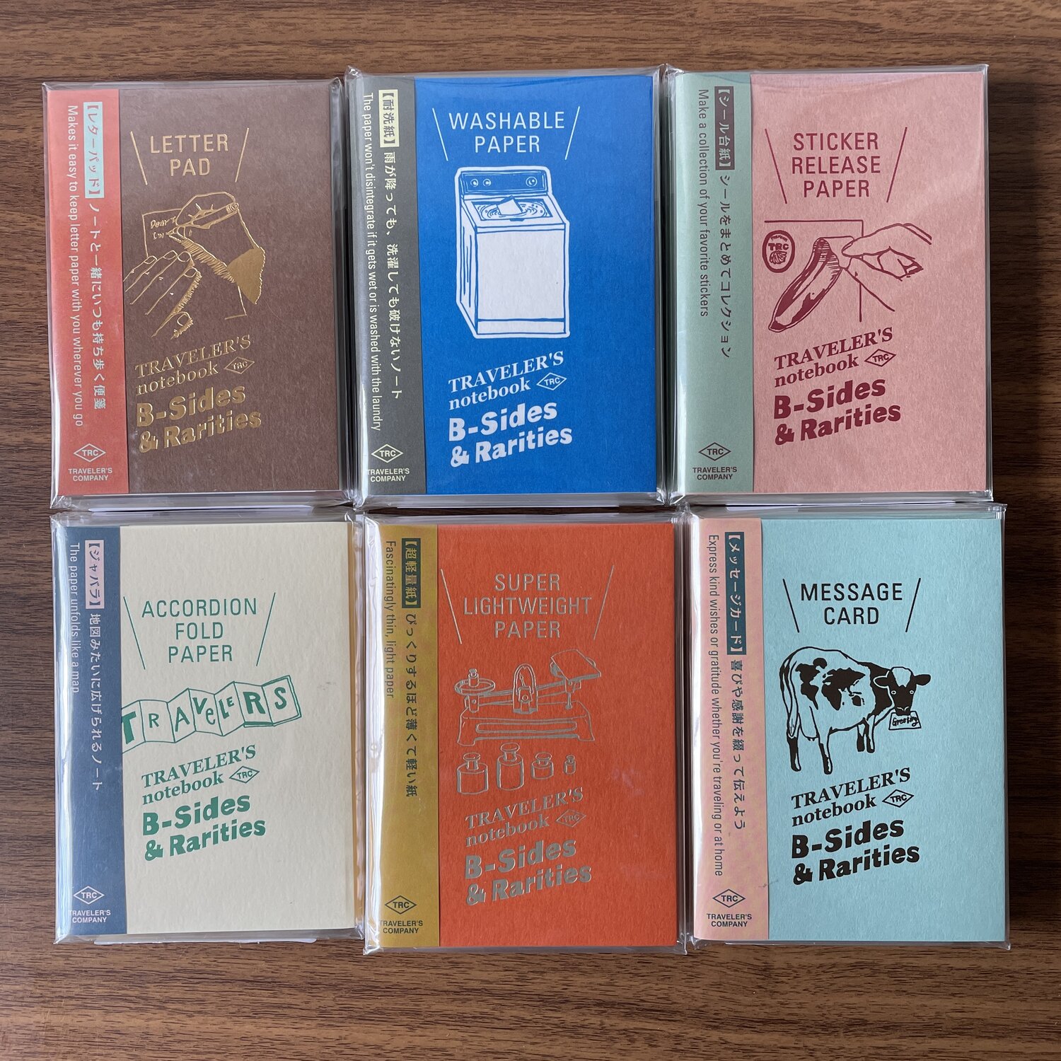 Traveler's Notebook B-Sides and Rarities Paper Refills (Passport