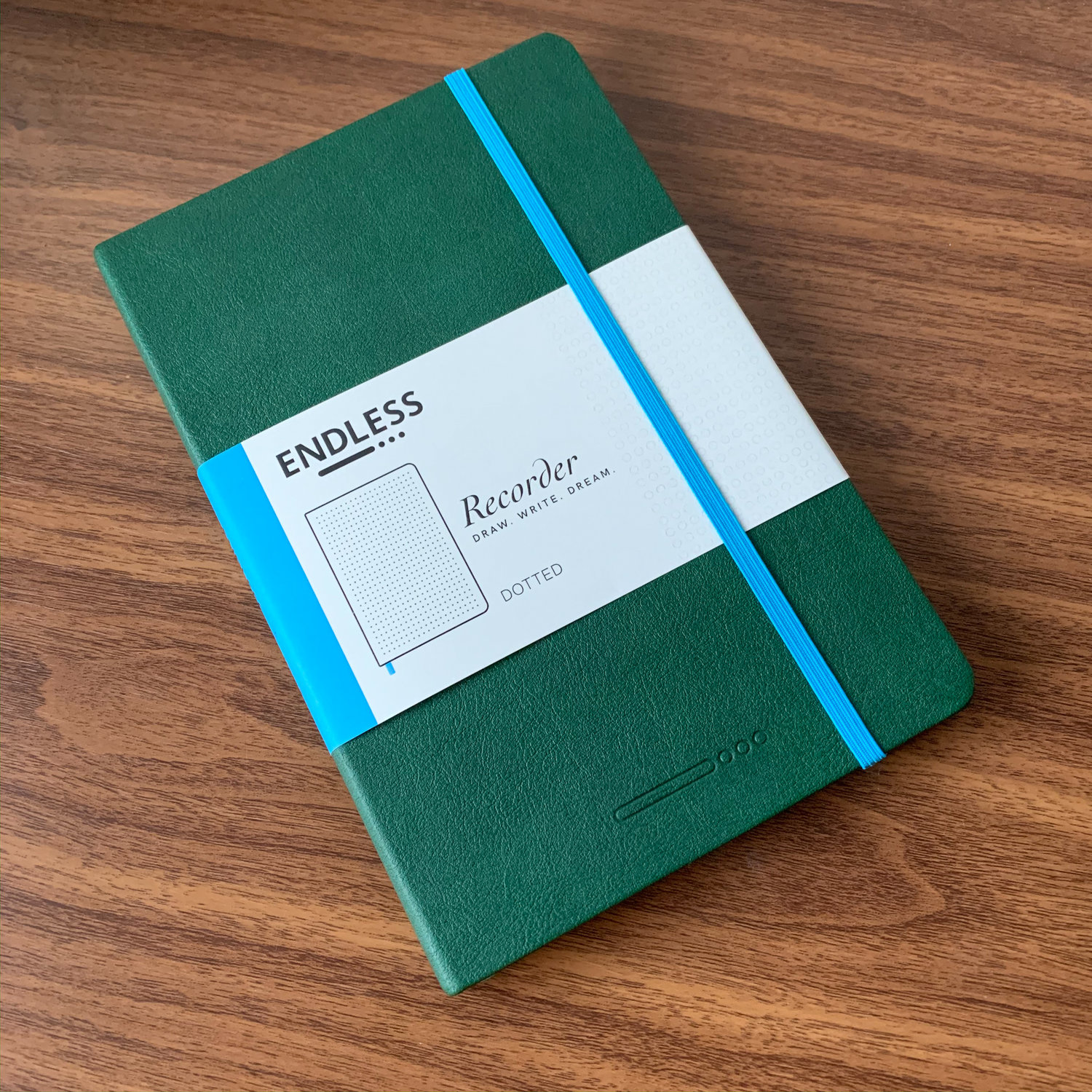 green Ruled - 192 Pages Endless Recorder Tomoe River A5 Notebook Forest Canopy