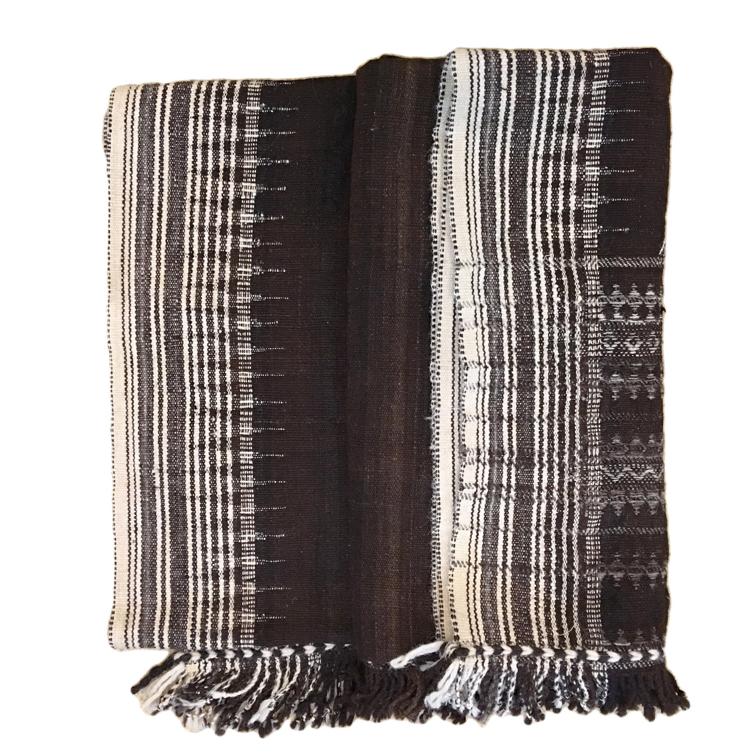 100/% Wool Hand Woven Blanket or Shawl