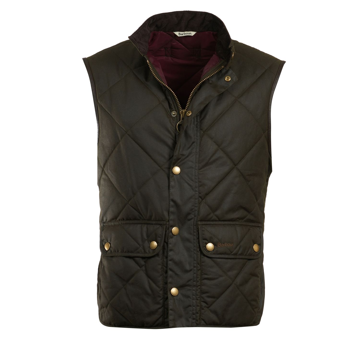 Barbour Wax Lowerdale Gilet - Olive 
