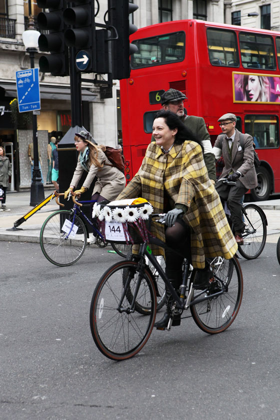 A Plaid Cape, Spotted at the London Tweed Run 2013