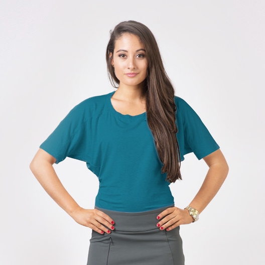 The Iladora Lisa Top in Teal