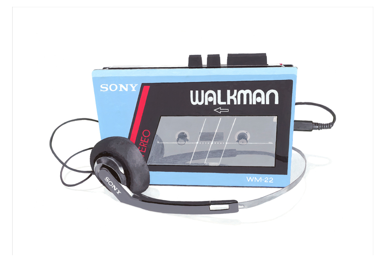 Sony Walkman Blue — Buy Signed Limited Edition Prints