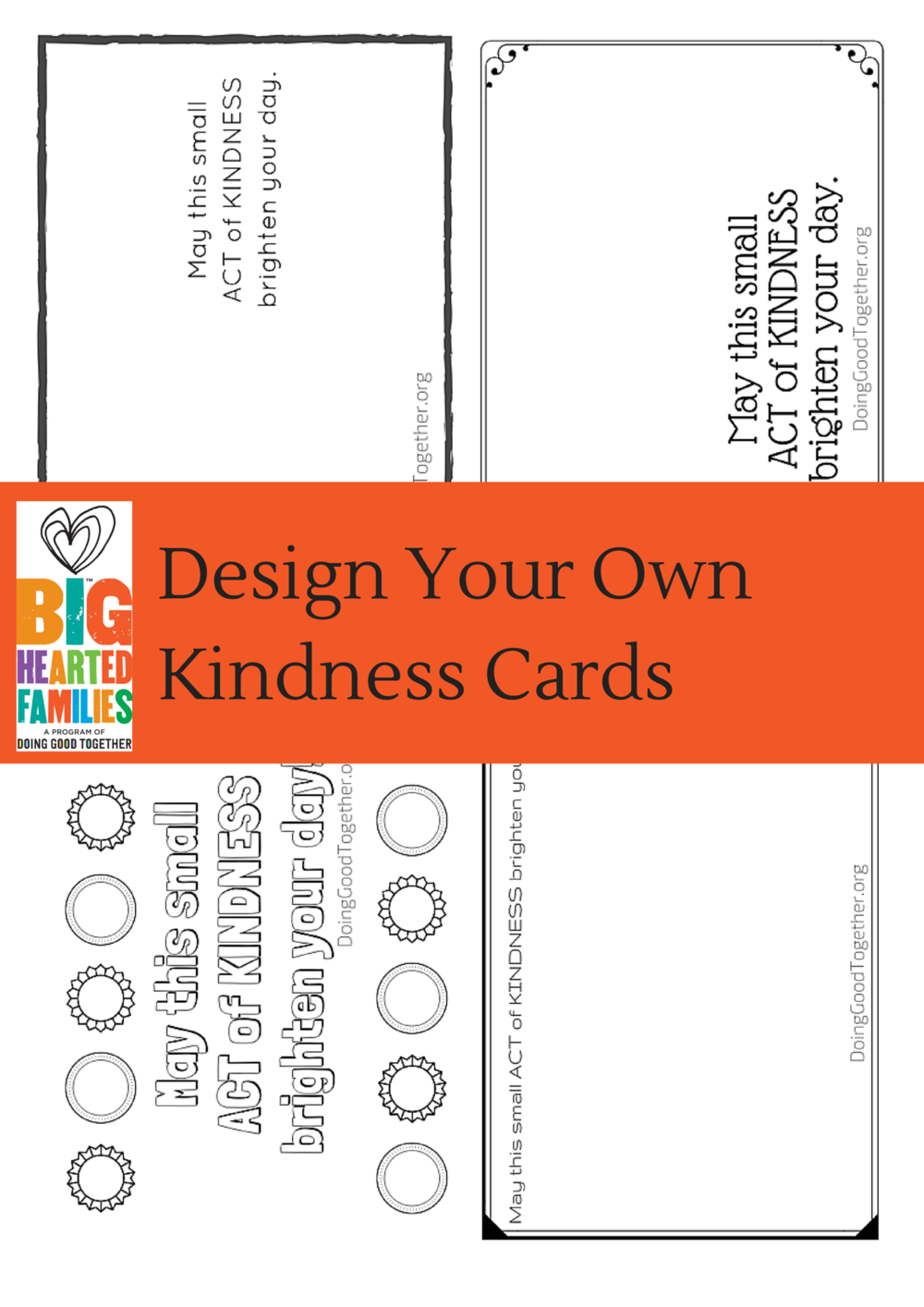 Summer of Kindness Printable Cards — Doing Good Together™