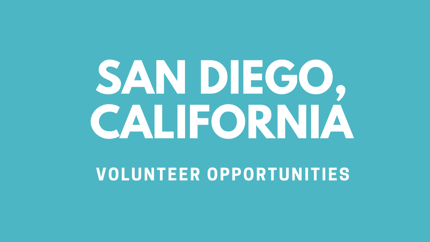 San Diego Family Volunteering — Doing Good Together™