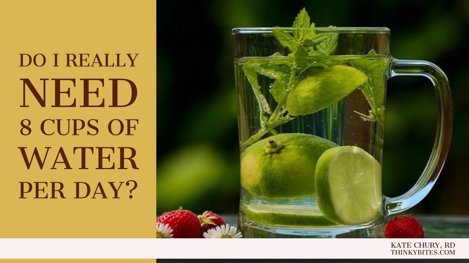 Do I Really Need 8 Cups of Water Per Day?