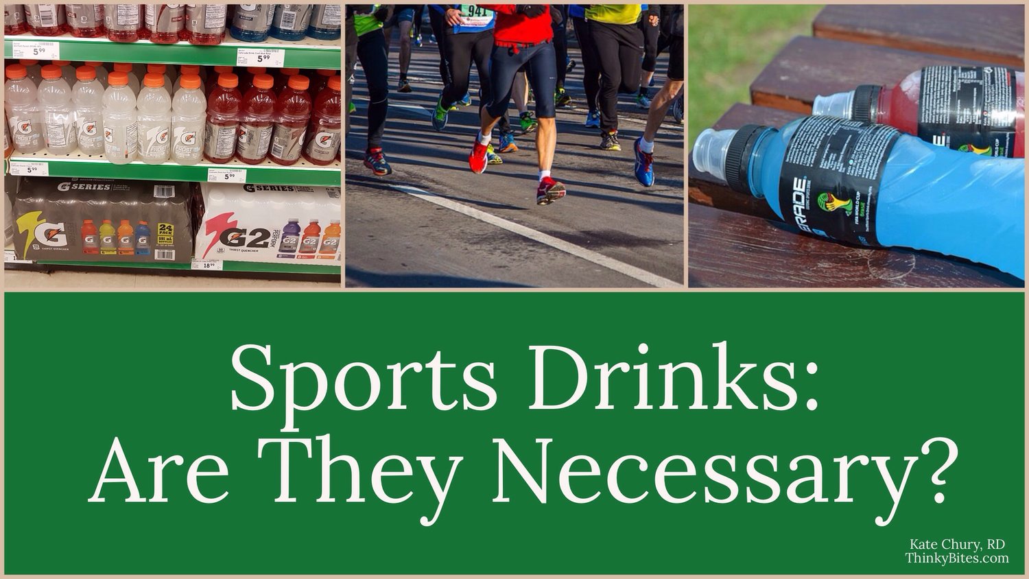 Sports Drinks: Are They Necessary?