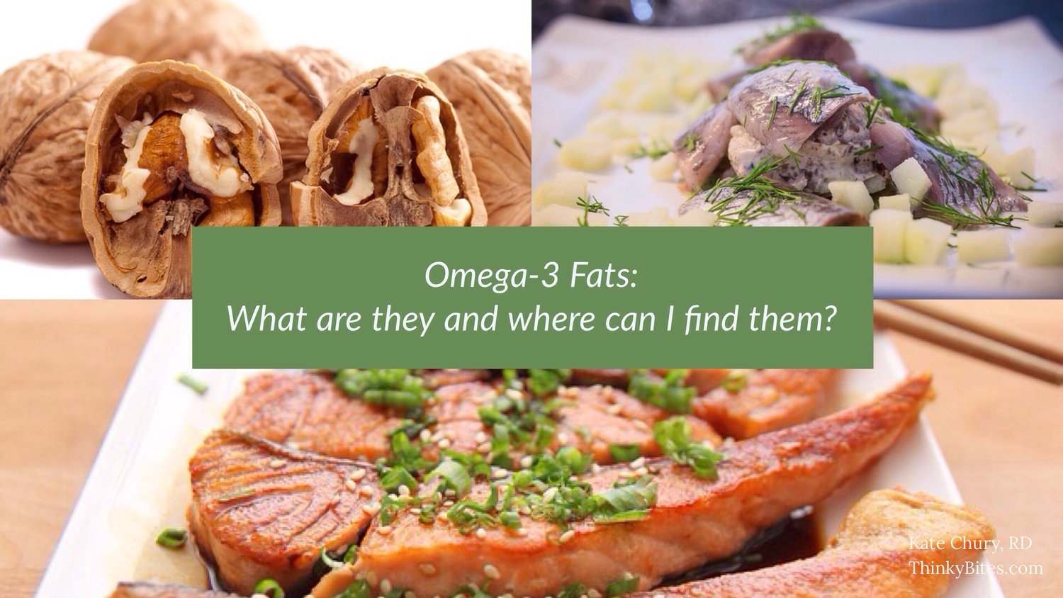 Omega-3 Fats: What are they and where can I find them?