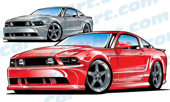 clipart ford mustang car - photo #7