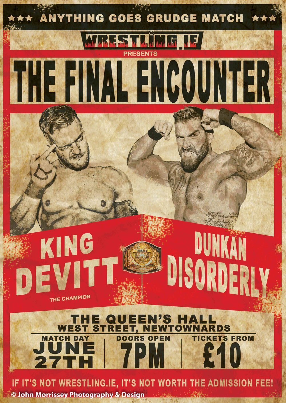 Vintage Wrestling Poster 100